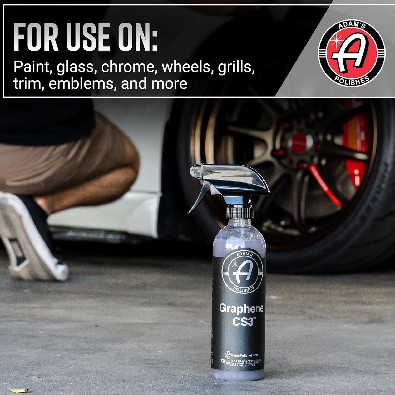 Adam’s Polishes Graphene CS3 16oz Graphene Waterless Wash Ceramic Spray Coat