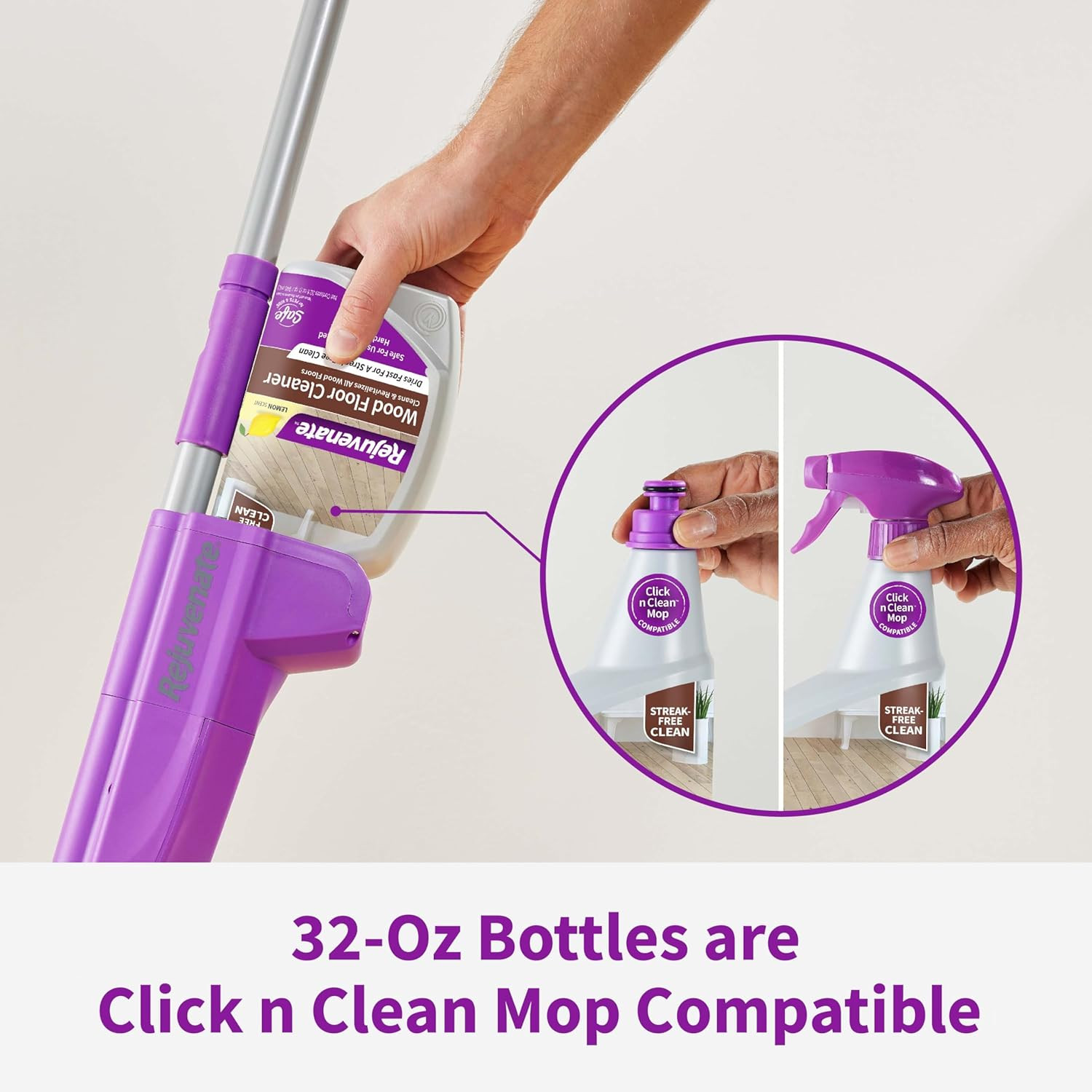 Wood Floor Cleaner Refill, 1 Gallon, Cleans and Protects All Sealed Hardwood Flo