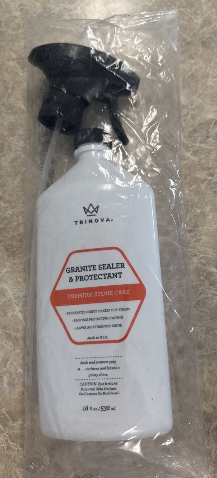 Granite Sealer and Protector – Easy Care for Countertops, Marble, and Tile