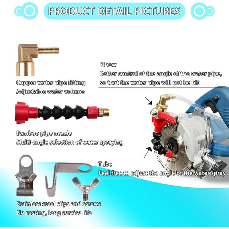 High Efficiency Dust Remover Water Sprayer Cutting Machines Gardening Tasks New