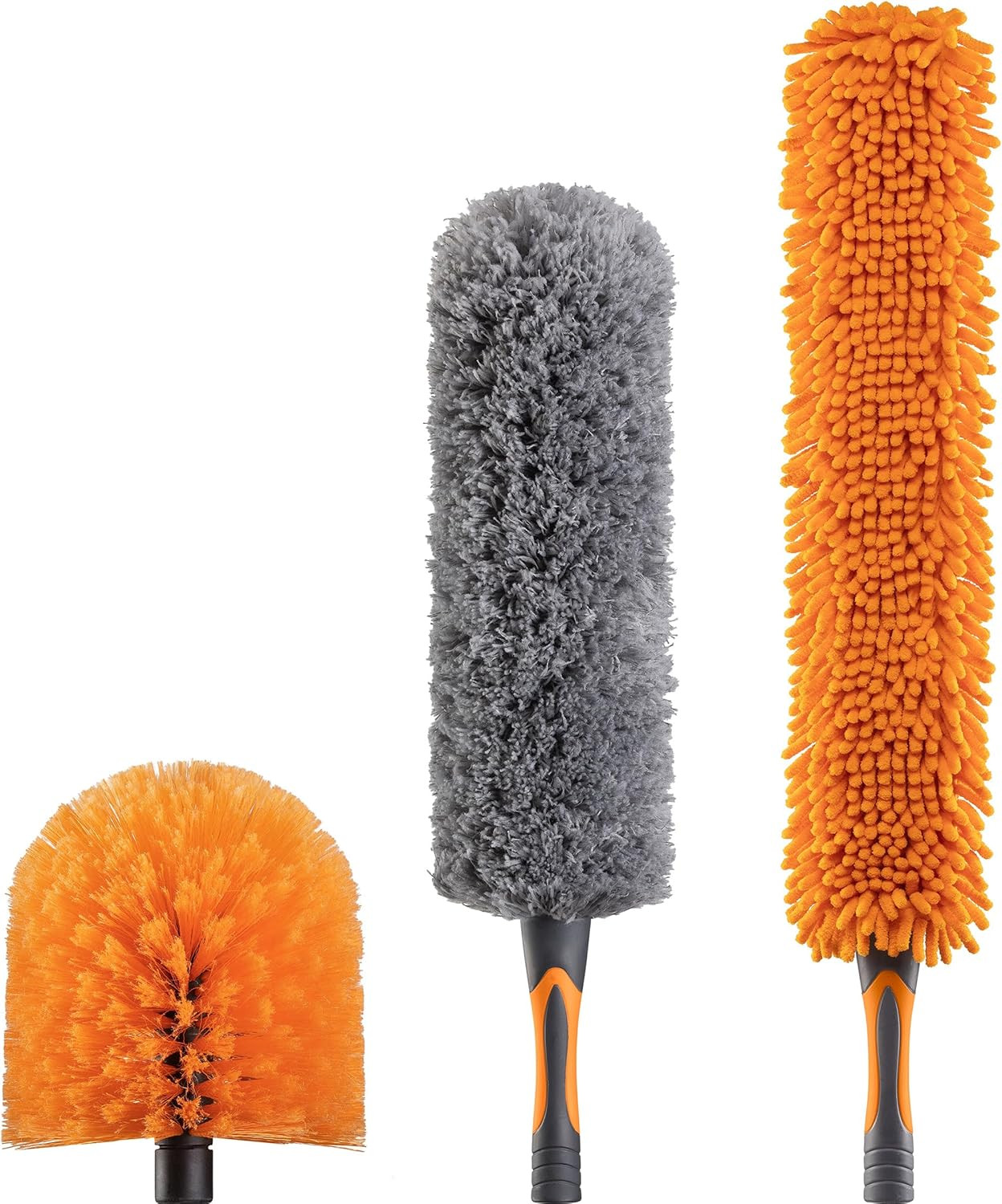Dusting Kit for Extension Pole or by Hand // Twist on Duster Cleaning Kit Includ