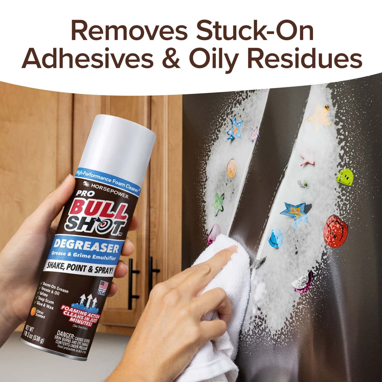 Bull Shot Grease MAX by Horsepower, Made in the USA, Just Shake, Point & Spray