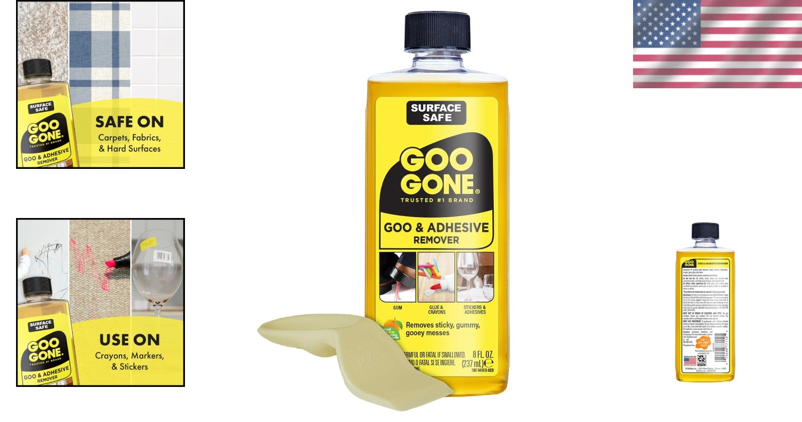 Liquid – 8 Ounce – Surface Safe Adhesive Remover