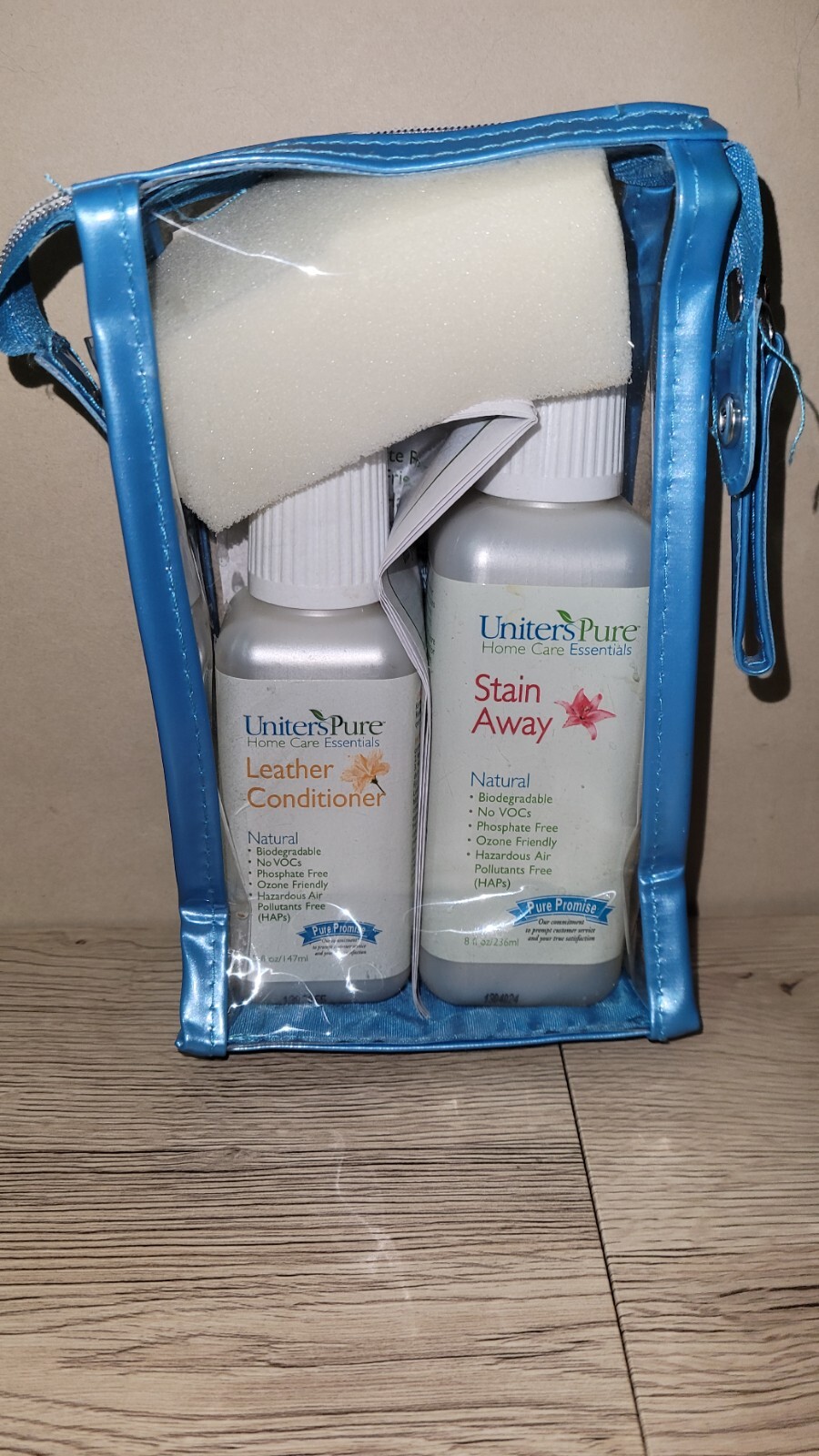 Uniter’s Pure Home Care Essentials Stain Away & Leather Conditioner Kit