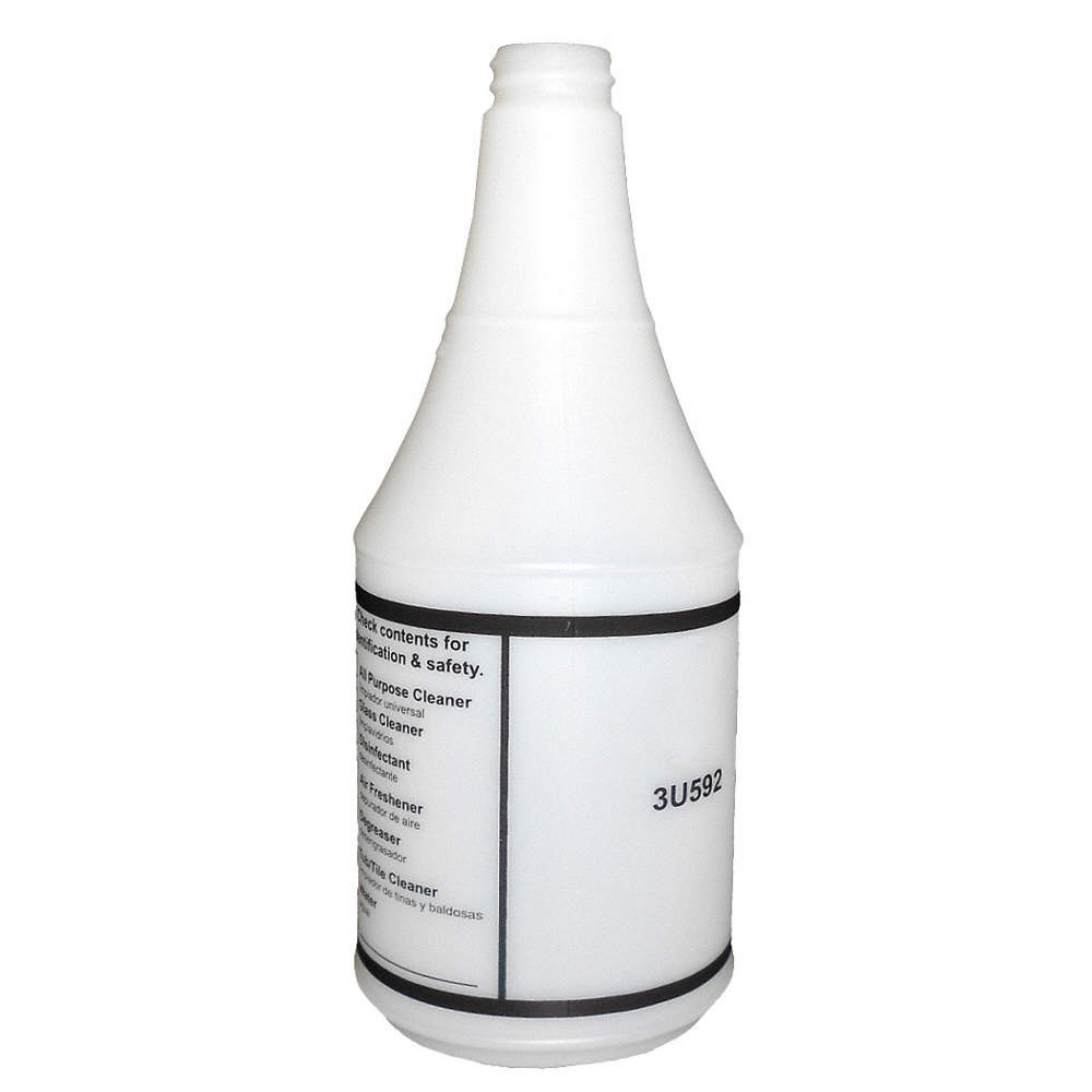 TOUGH GUY 130420 Spray Bottle,24 oz,8 1/2″H,White 3U592