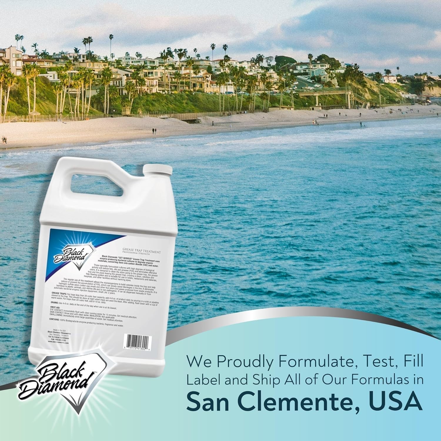 Grease Trap Enzyme Drain Cleaner Odor Control Commercial Grade Treatment