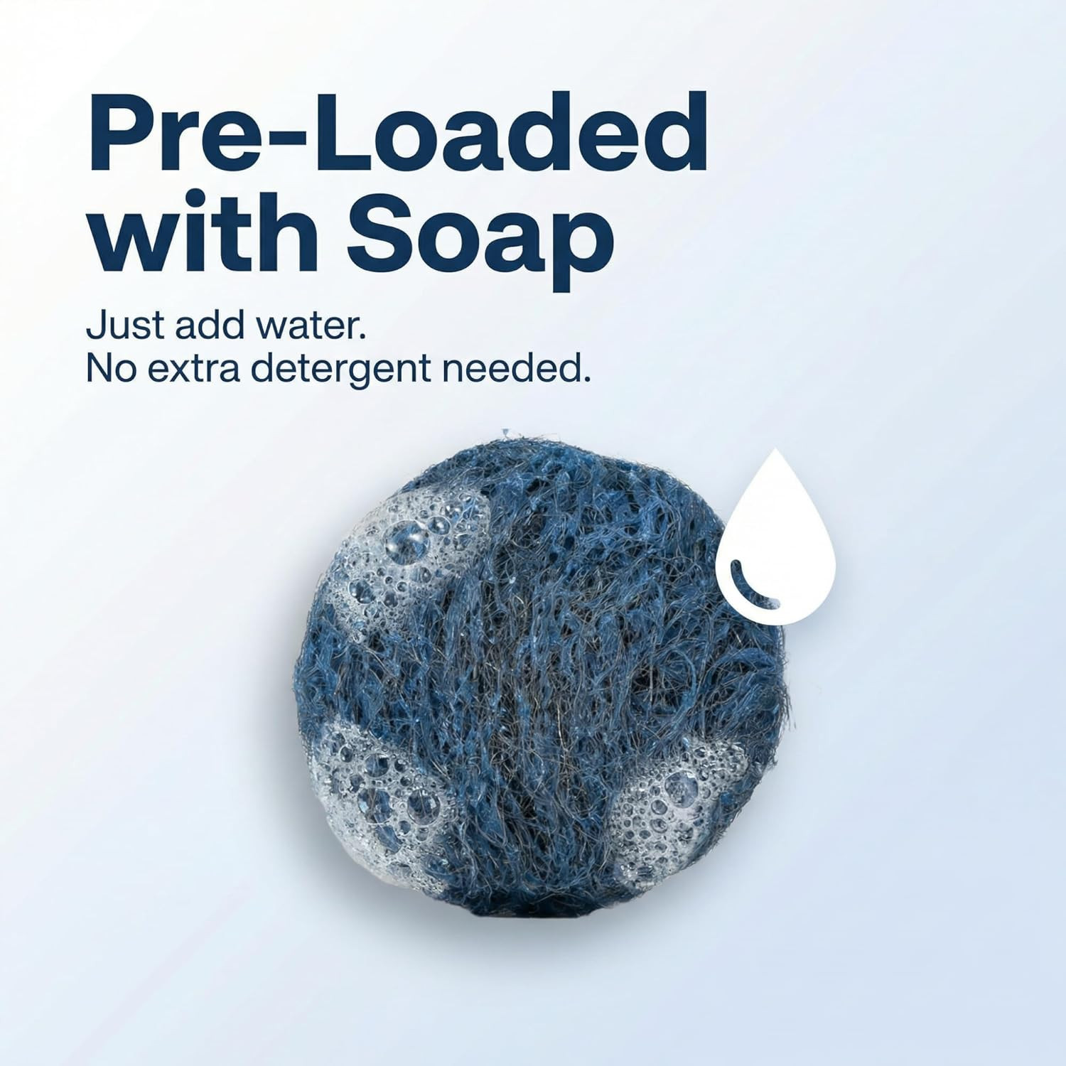 Amazon Basics Steel Wool Soap Pads, Reusable, Cuts Grease and Removes Rust, 10 C