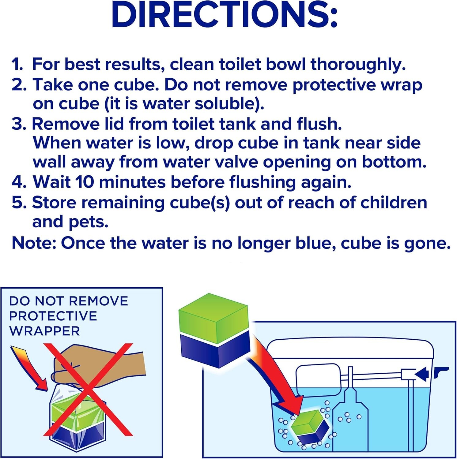 Soft Scrub in-Tank Toilet Cleaner Duo-Cubes, Alpine Fresh, 4 Count..