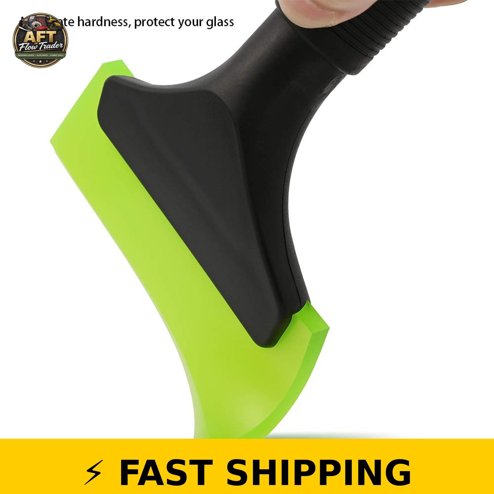 FOSHIO 5 Inch Rubber Blade Squeegee for Cleaners, 2 Pack