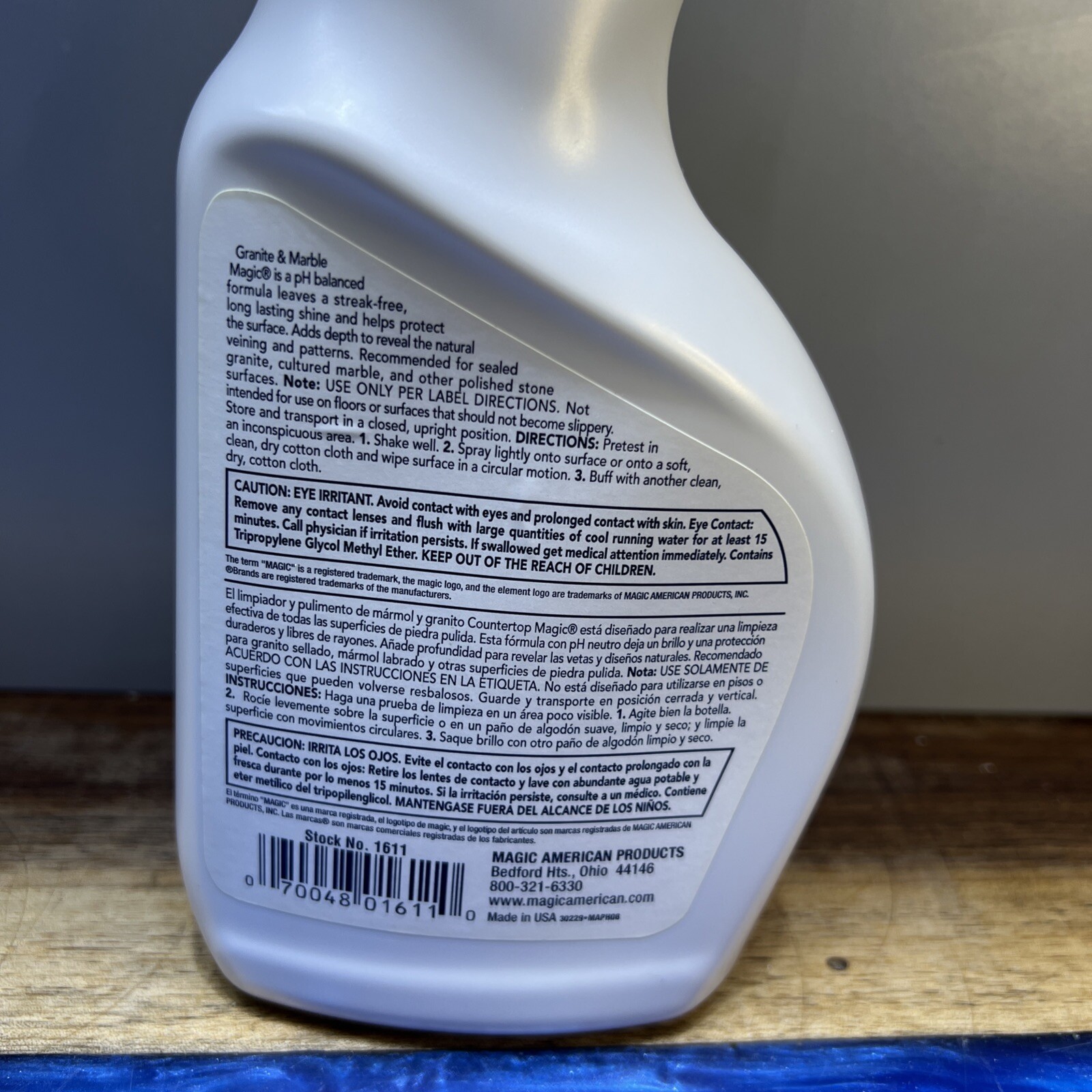Magic Granite & Marble Magic Cleaner Spray Non Aerosol 24 Oz NOS Discontinued