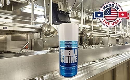Sheila Shine 1 x 10 Oz. Stainless Steel Cleaner and Polish Aerosol Spray Prot…