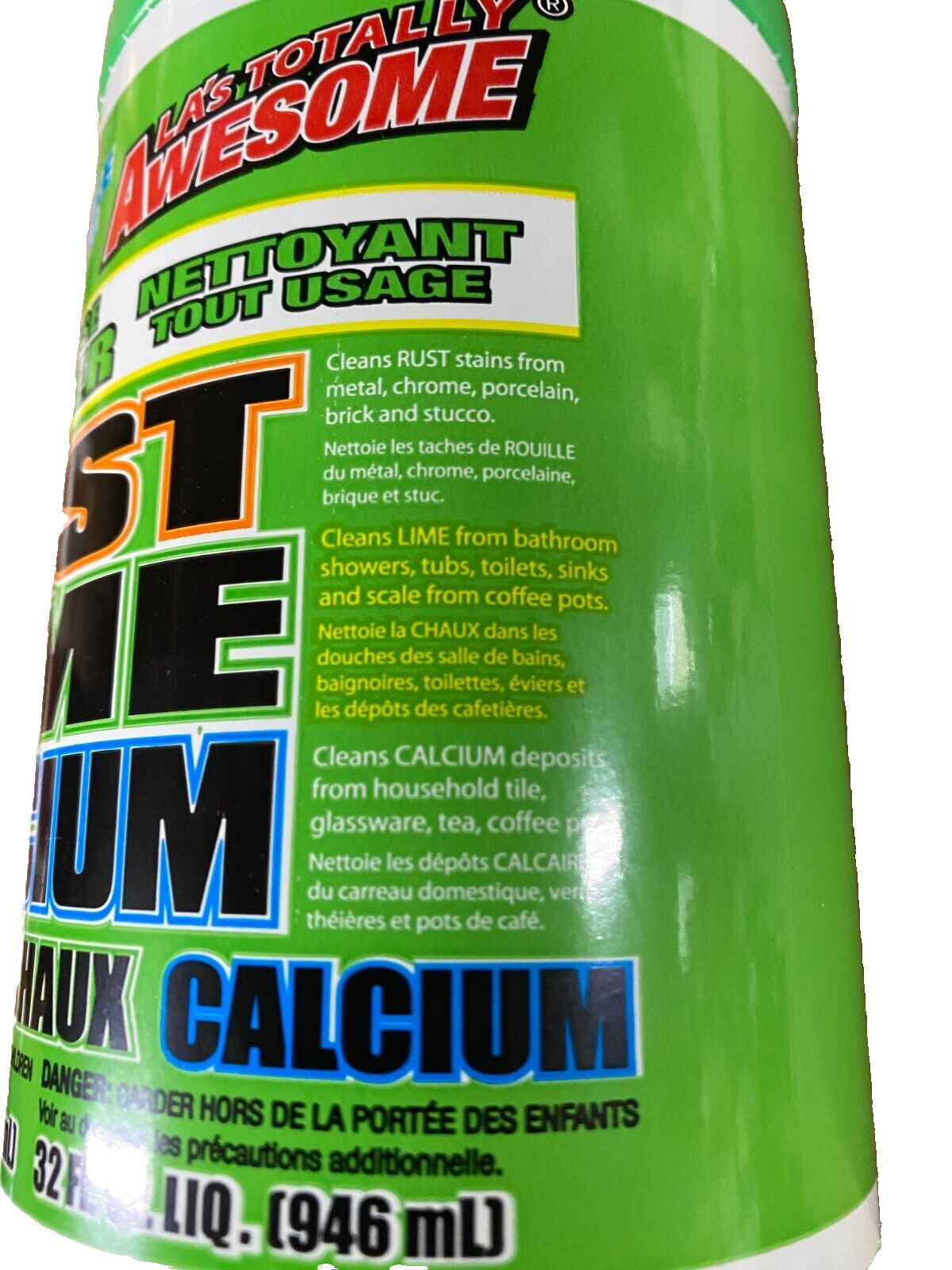 LA’s Totally Awesome All Purpose Cleaner- 32oz Cleans Rust, Lime & Calcium – NEW