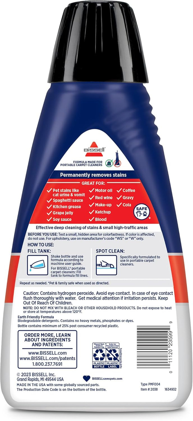 Professional Spot and Stain + Oxy Portable Machine Formula, 32 Oz, Single, 32…