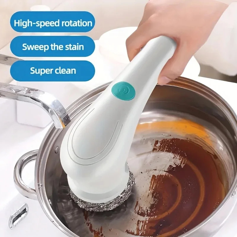 Automatic Cleaning Brush Sponge Material Powerful Stain Removal Multiple Brush