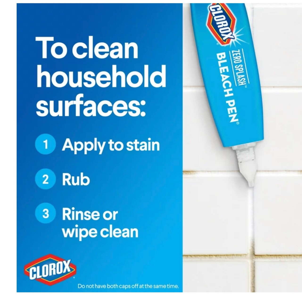 New in Box Clorox Zero Splash Bleach Pen, 1 Pen Below $85.00 Retail