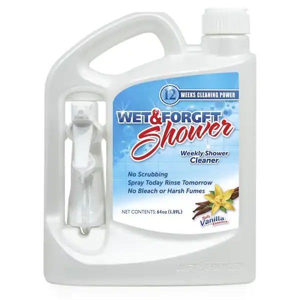 Wet & Forget 64oz Weekly Shower Spray no harsh fumes, ammonia without scrubbing