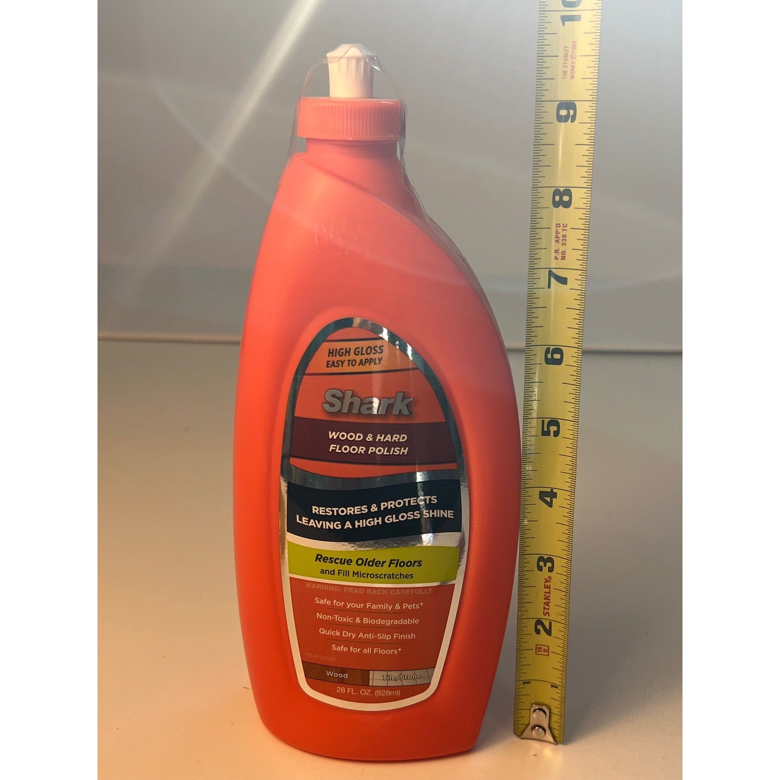 Shark Wood & Hard Floor Polish High Gloss Restores Protects Rescue Old Floors