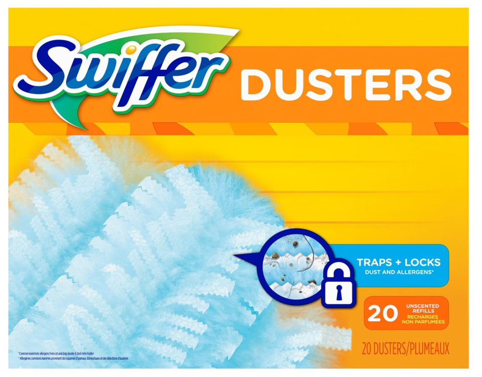 Swiffer Dusters Unscented Duster Refills For Cleaning 20 ct X 2 PACK