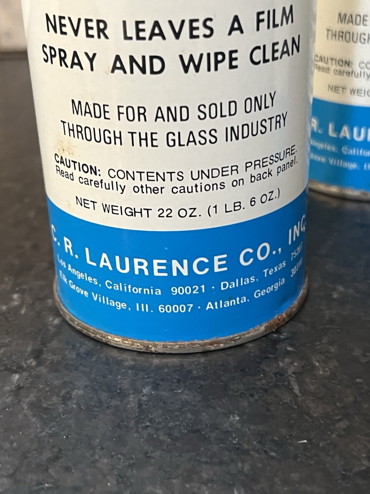 Lot of 5 – 22 oz each CRL 1973 Aerosol Glass Cleaner