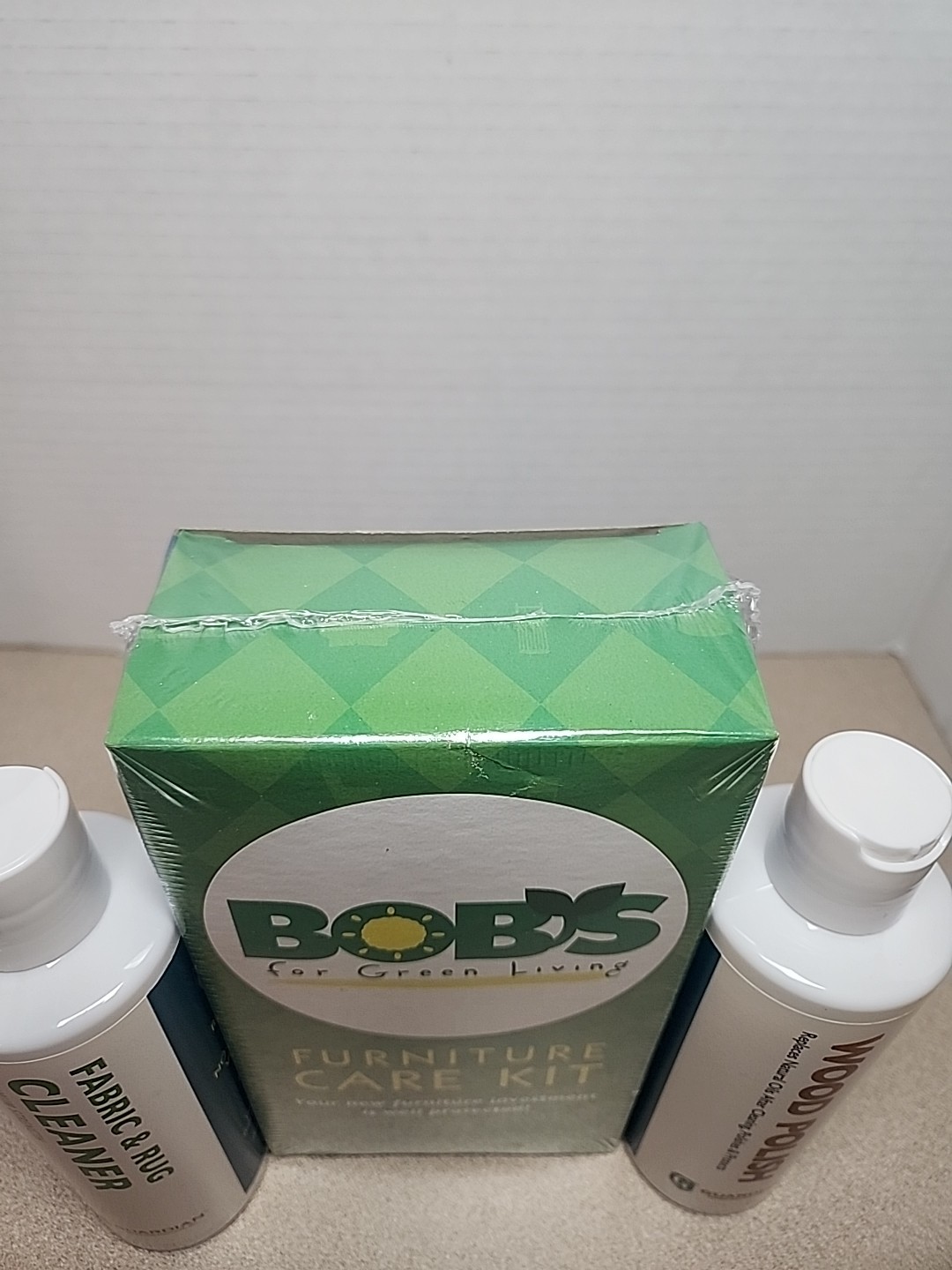 Bob’s for Green Living Furniture Care Kit Fabric Rug Wood Polish Lot Of 2 New