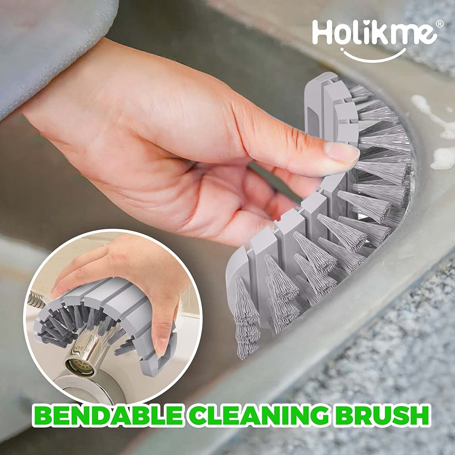 7 Pack Kitchen Cleaning Brush Set, Dish Brush for Cleaning, Kitchen Scrub Brush