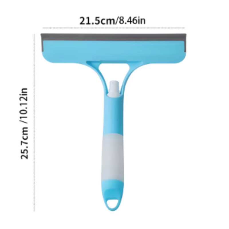 1-Pack 3-in-1 Blue Window Cleaner – Holiday Streak-Free Glass Cleaning Kit for S