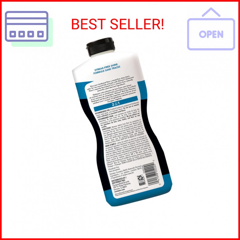 Weiman Hardwood Cleaner for Finished Hardwood Floors, Engineered Floors, Laminat