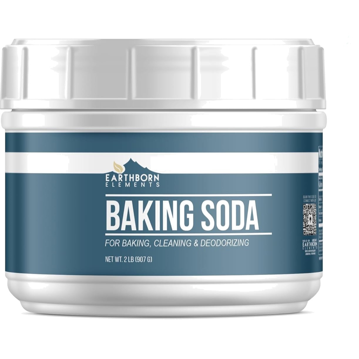2 lb Pure Baking Soda – Non-GMO & Aluminum-Free for Cooking & Cleaning
