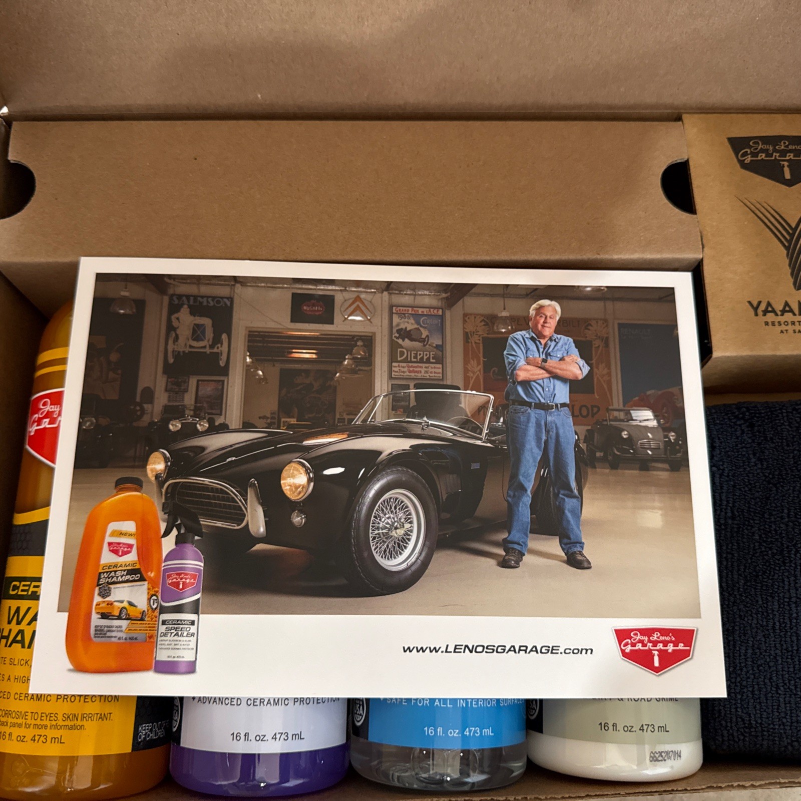 Jay Leno’s Garage Ultimate Car Wash Kit Signed by Jay Leno