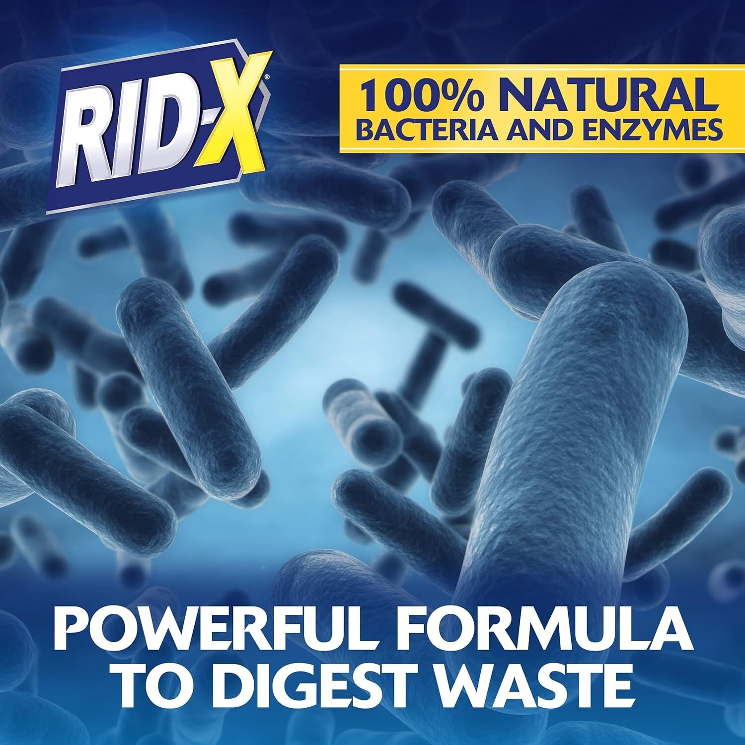 RID-X Septic Tank Treatment, 12 Month Supply Of Powder, 117.6 oz, 100% Biobased
