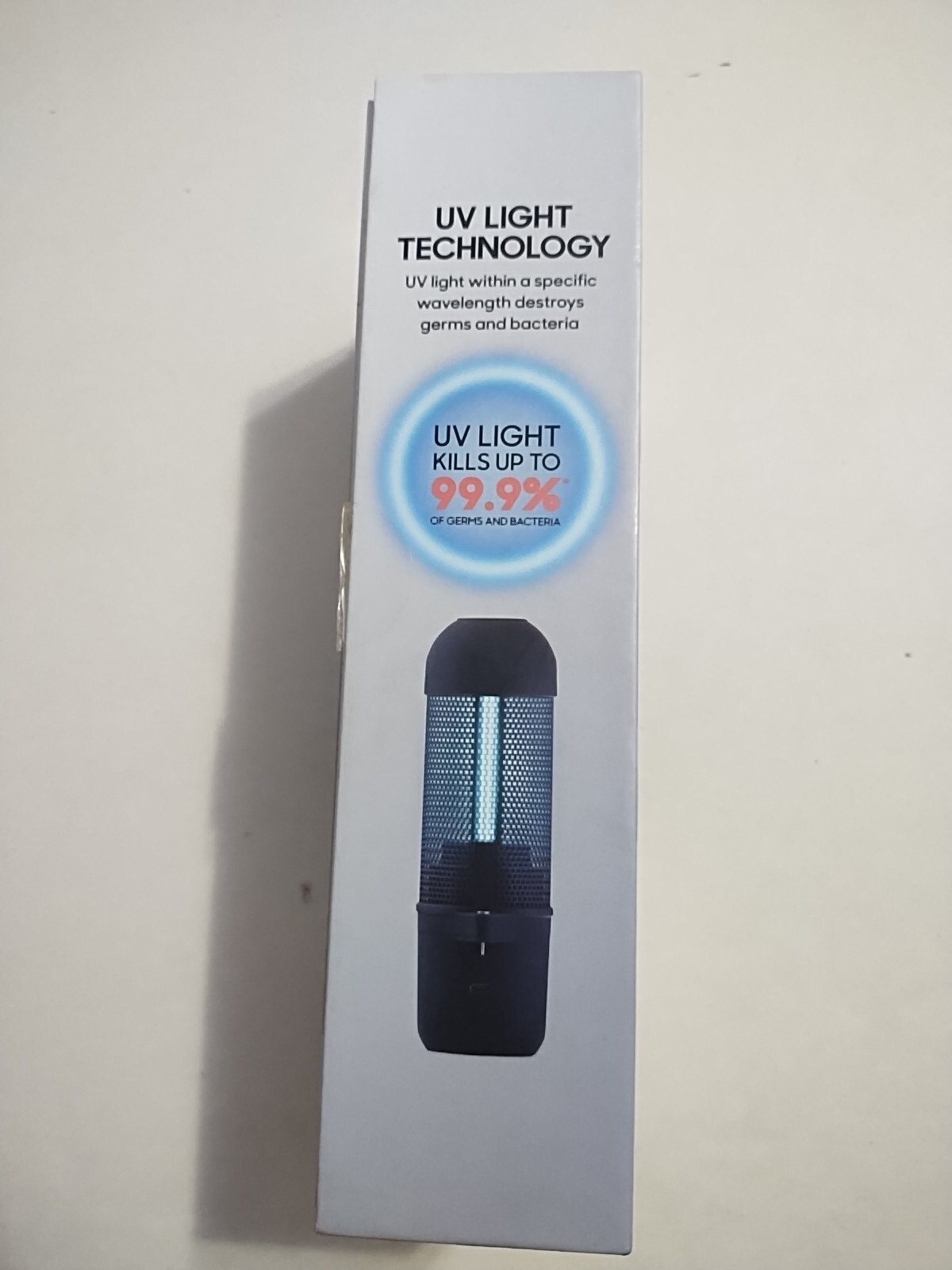 SHARPER IMAGE portable rechargeable LAMP SANITIZER for home, auto, office