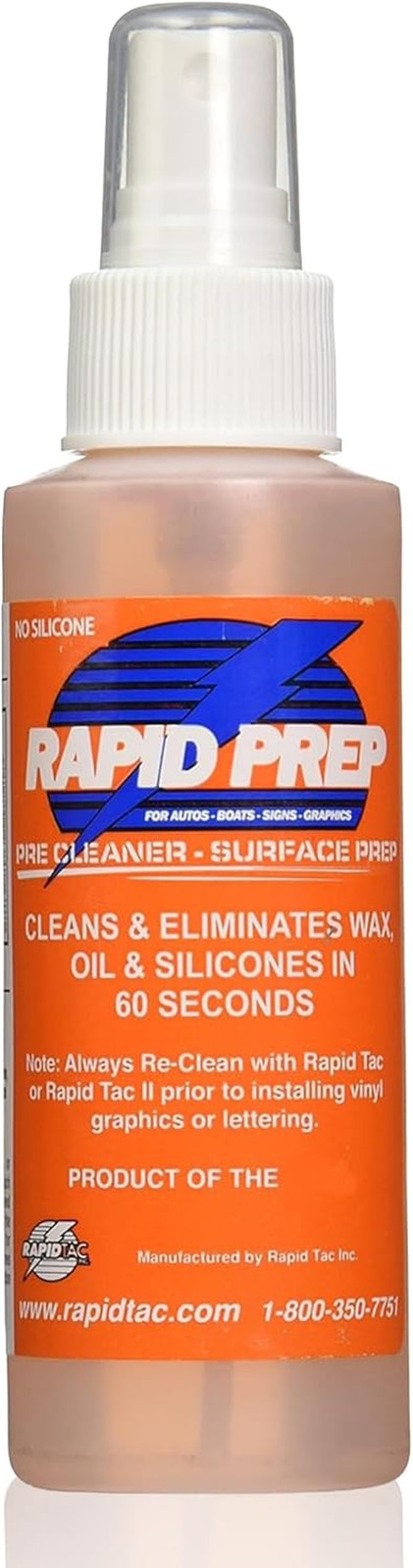 Rapid Prep Surface Cleaner 4 Oz | Safe Water Based Solution Removes Wax, Grease,