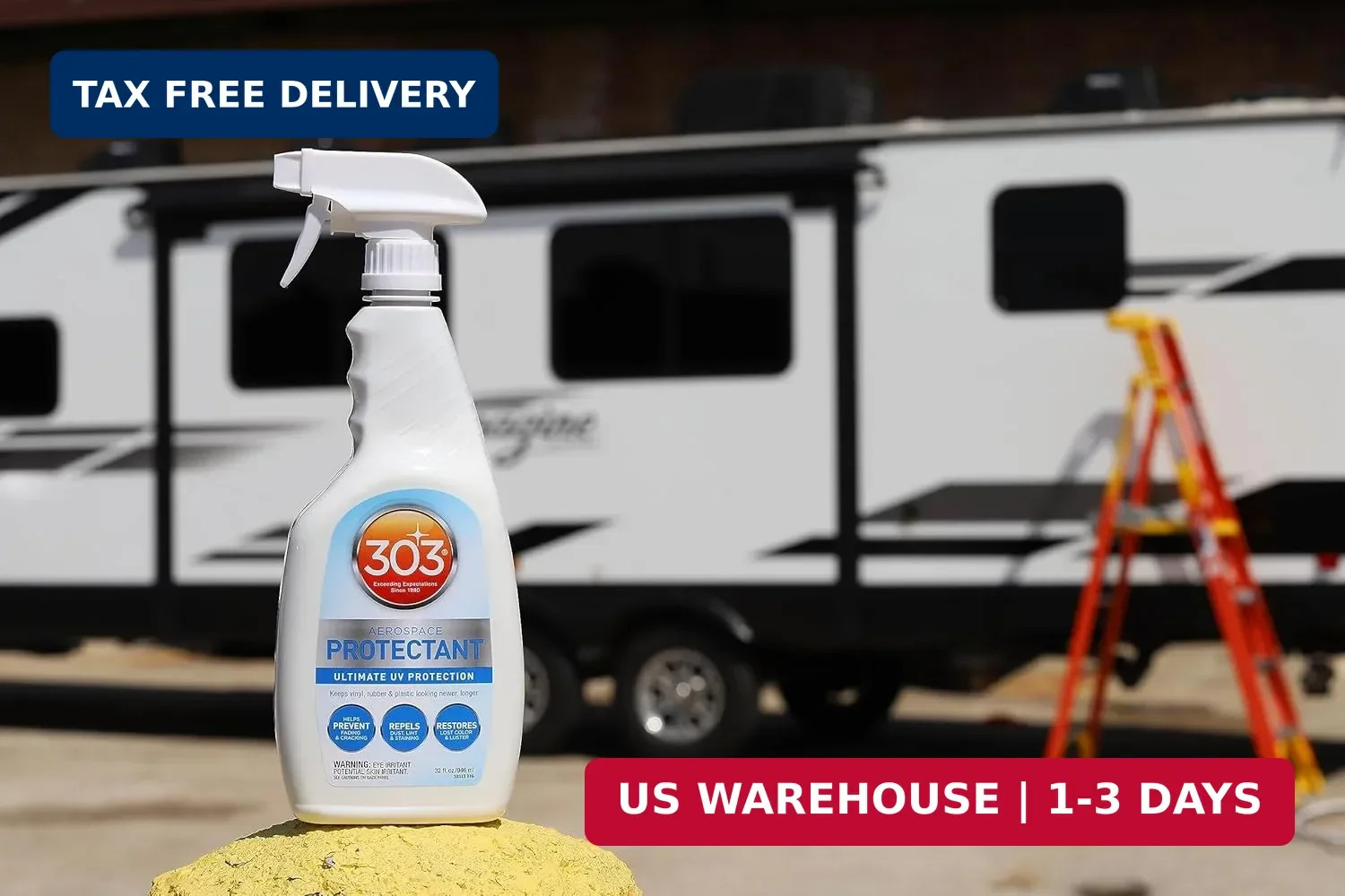 303 Products Aerospace Protectant Spray, UV Protection, Repels Dust, Dirt, & Sta