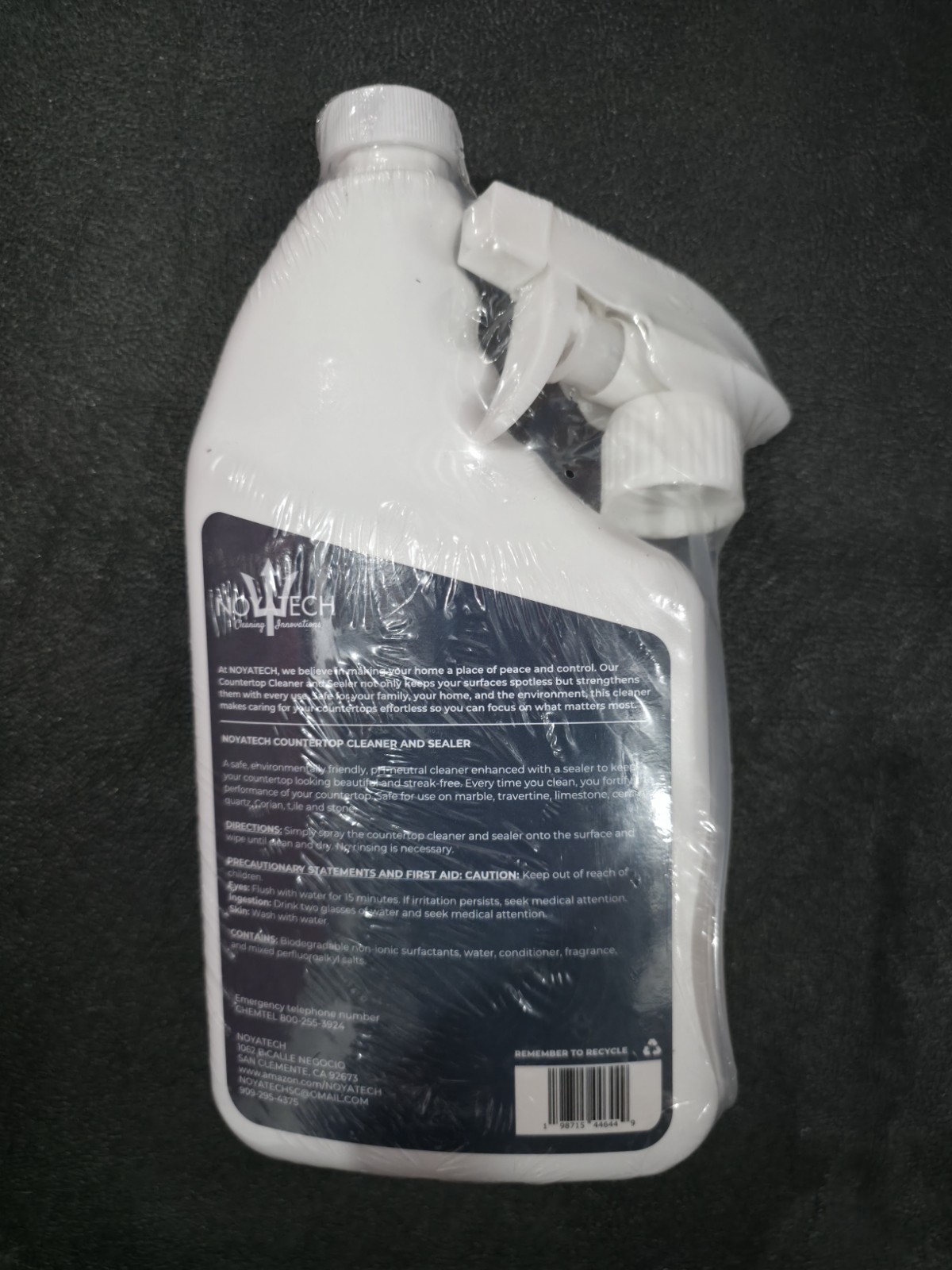 NOYATECH Countertop Cleaner & Sealer Spray for Granite, Marble & Quartz