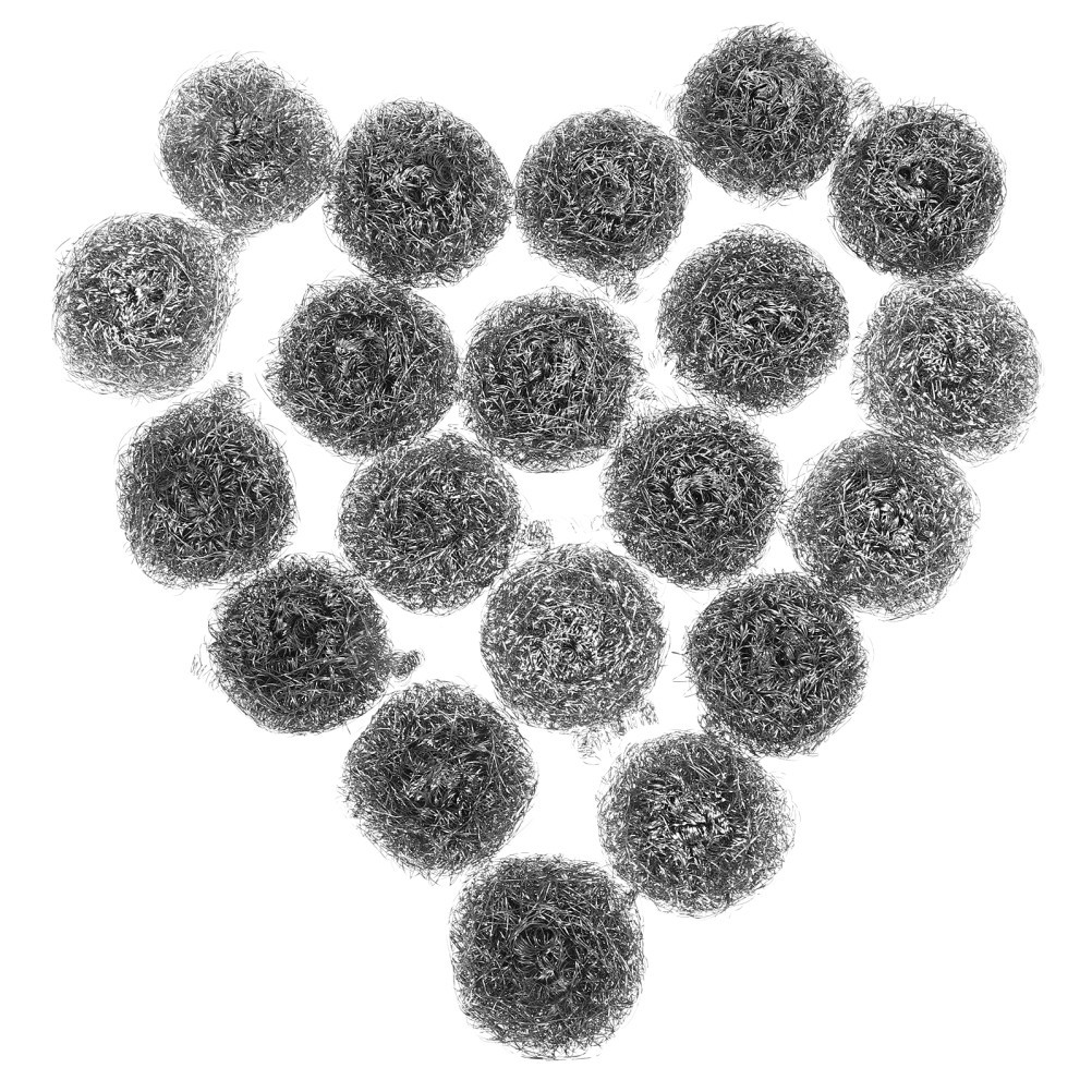 Stainless Steel Dish Bowl Cleaning Spiral Scourers Practical Kitchen Cleaner