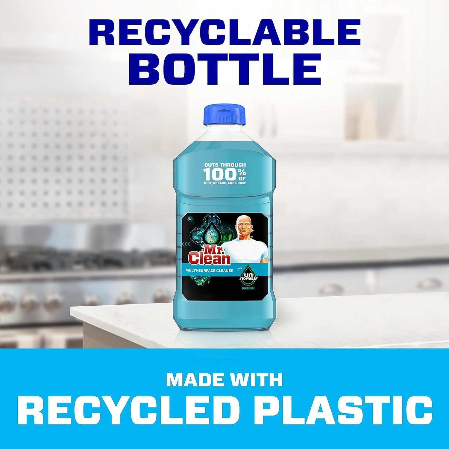 with Unstopables Fresh Scent Multi-Surface Cleaner, 90 Fl Oz (Packaging May Vary