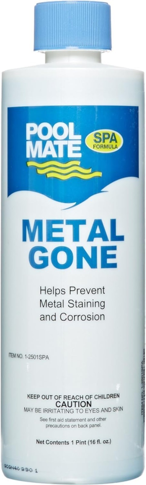 2-Pack Metal Gone – Easy Liquid Solution for Hot Tub Metal Stains and Corrosion