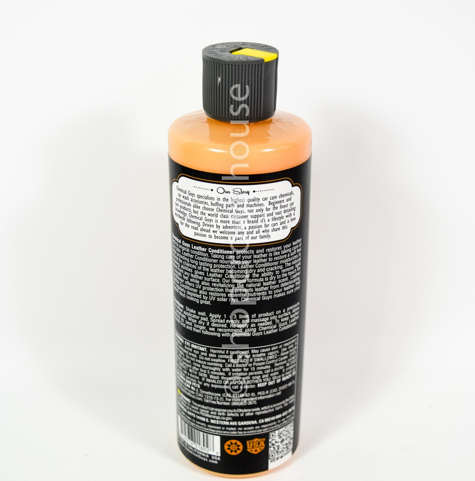 Chemical Guys Leather Conditioner 16oz bottle Dry Touch UV Protection Formula