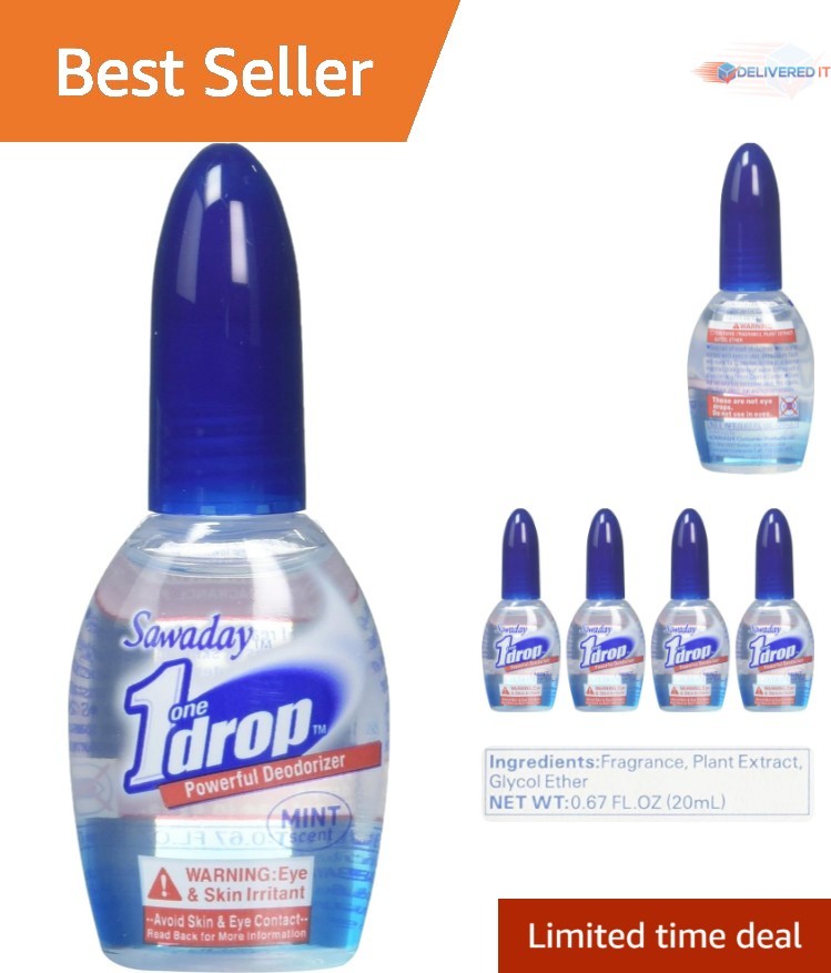 Bathroom Deodorizer Pack of 4 Fresh Scent 100 Days Odor Eliminator