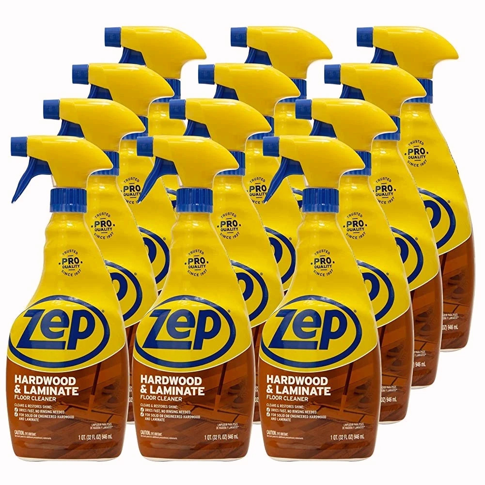 Zep Hardwood and Laminate Floor Cleaner – 32 oz (Case of 12) – ZUHLF32 –