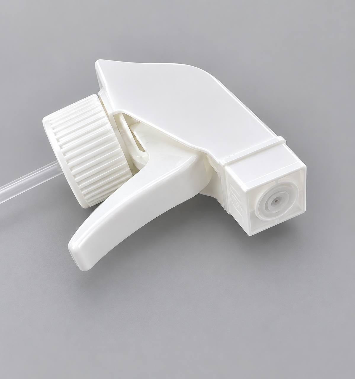 White Replacement Trigger Spray Head Nozzle with Dip Tube SET OF 2