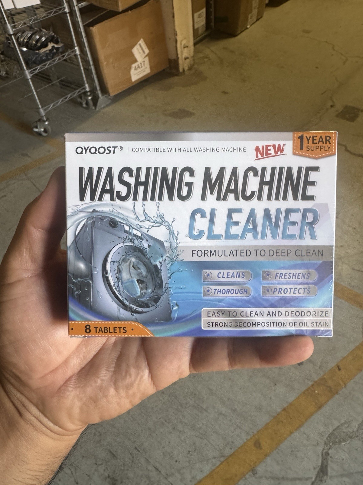 Washing Machine Cleaner – 8 Count/Tablets