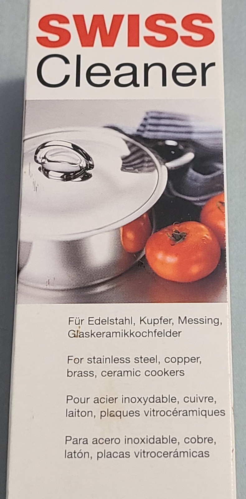 NOS! Kuhn Rikon Swiss Cleaner, steel copper brass ceramic cookware cleaning