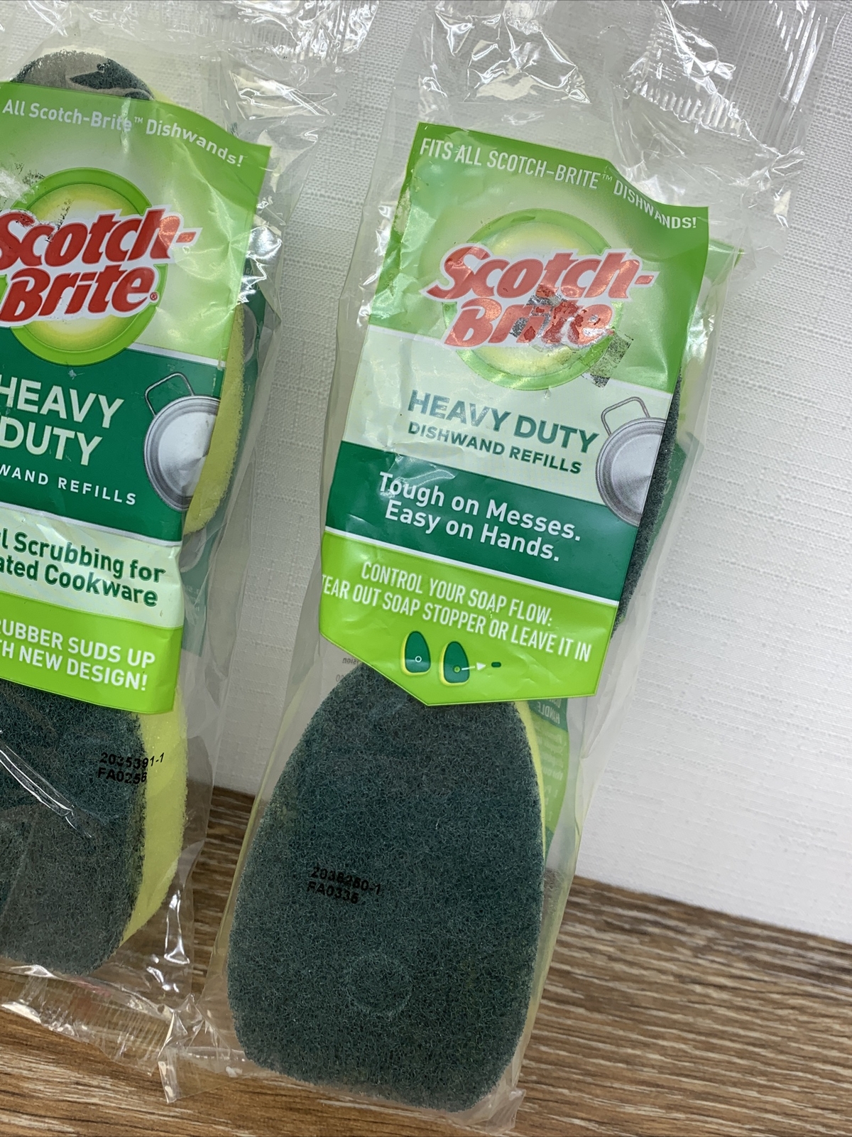 Scotch-Brite Heavy Duty Heavy Duty Dishwand Refills, 6 Indv. Total (3-2 Packs)