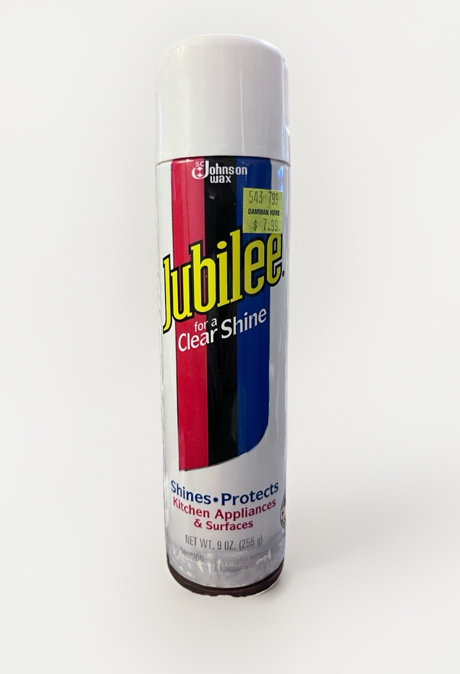 Jubilee Kitchen Wax Cleaner Spray 9 oz Can Vintage Brand NEW Clear Shine 1997