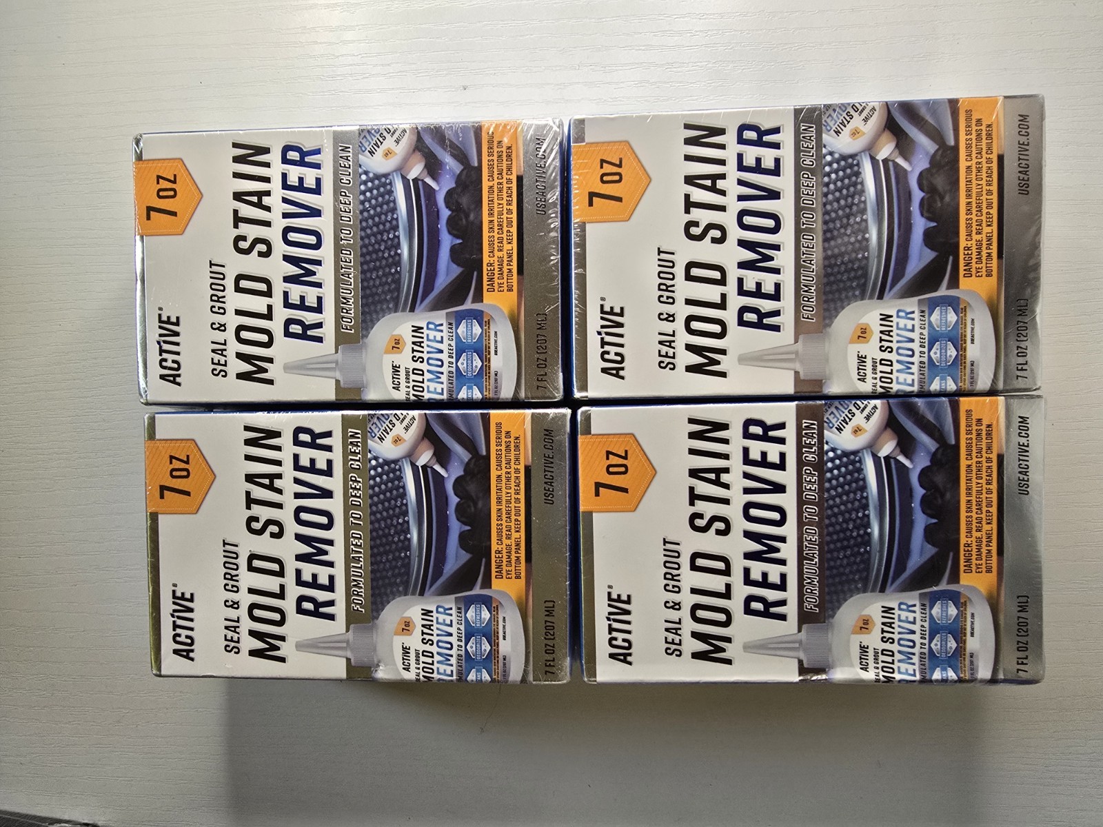 Active Pack Of 4 Mold Stain Remover Gel Heavy Duty Cleaner