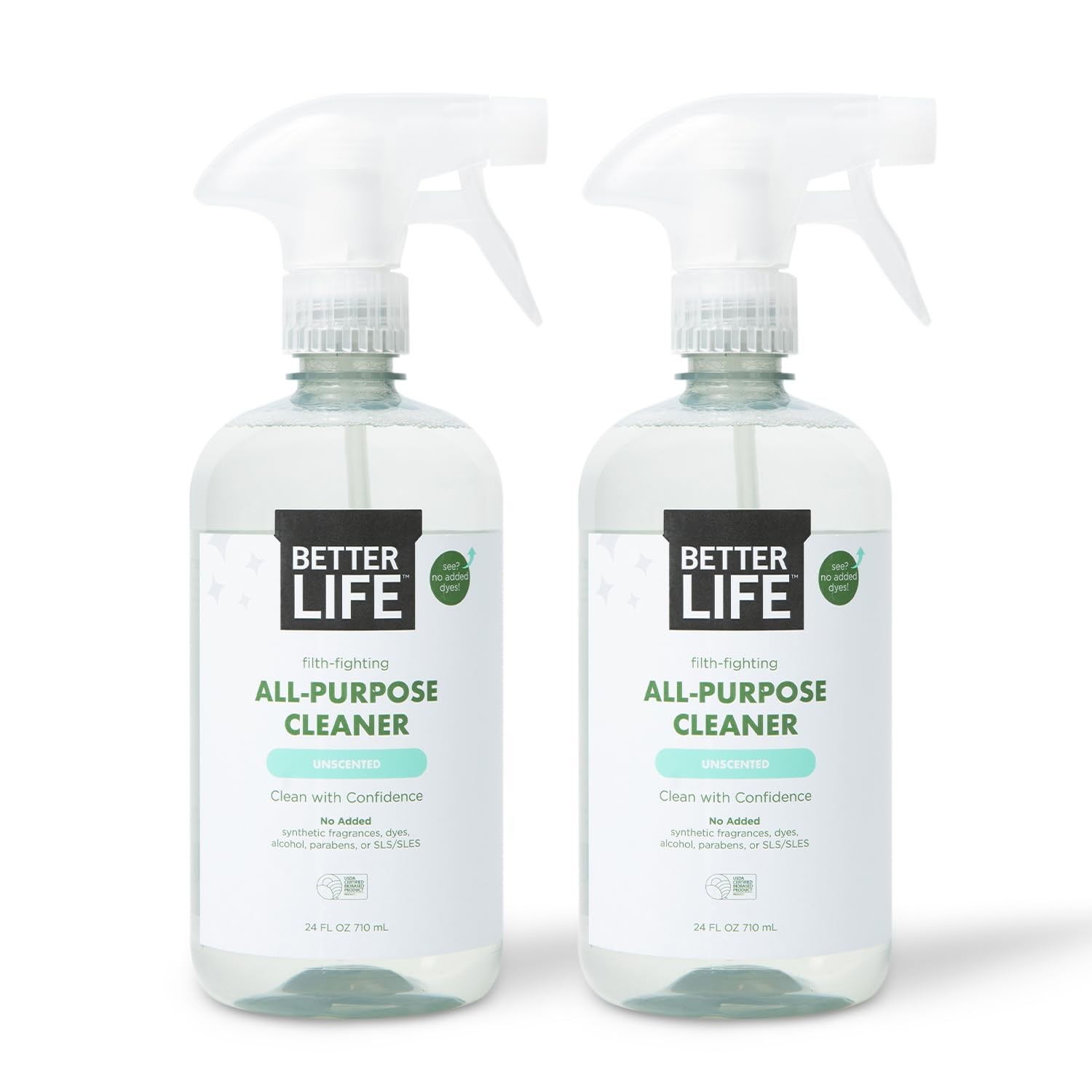 Better Life Unscented Multi Surface Cleaner 24oz 2 Pack