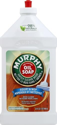 Murphy’s Oil Soap Squirt and Mop Wood Floor Cleaner – 32 Fluid Ounce…