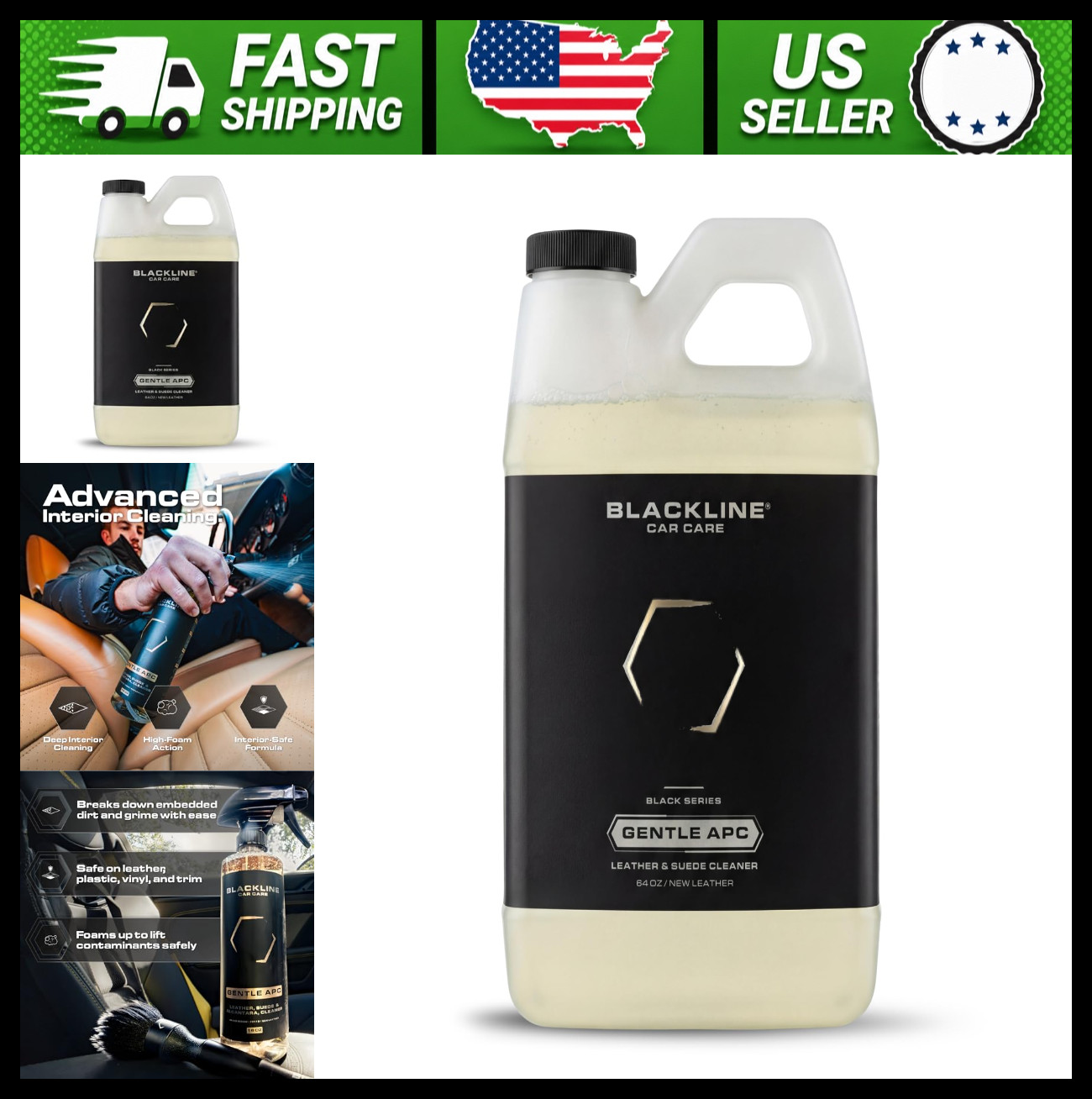 Blackline Gentle APC Interior Cleaner & Protectant 64 Fl Oz