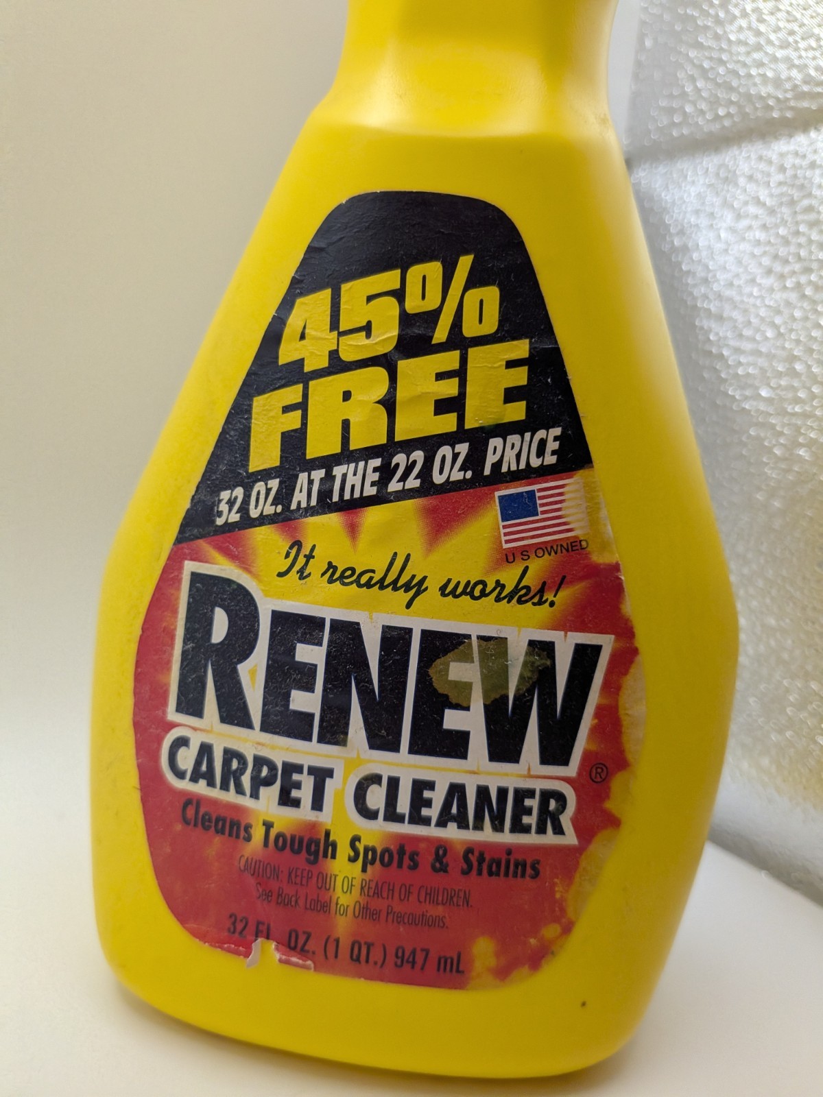 Pine Glo Renew Carpet Cleaner Fresh Scent Original Formula 32 Oz. Discontinued